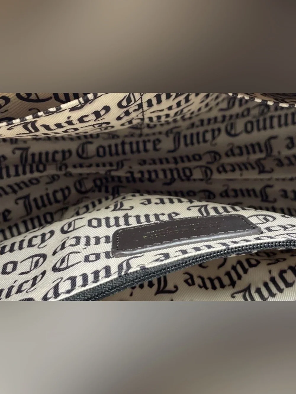NEW WITH TAGS Juicy Couture Velour Bowler Bag